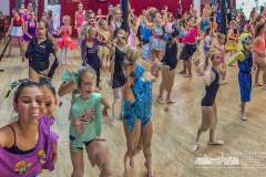 Dancers at Generations are distorted in a slow speed panorama photo as they tap their way through an after run-through before this weekend’s recital performances. My Final Photo for May 18, 2017.