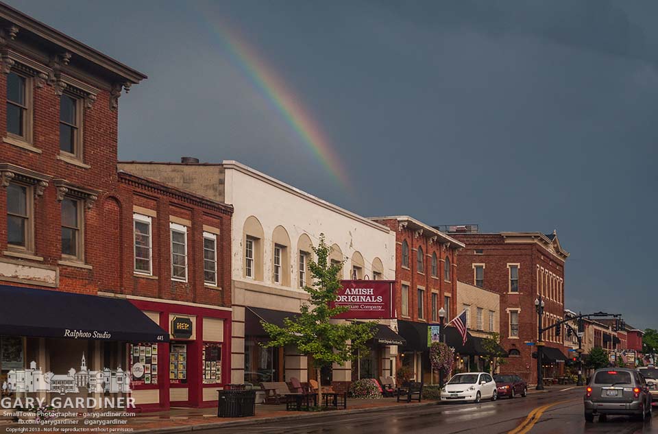 Rainbow over Uptown Westerville
