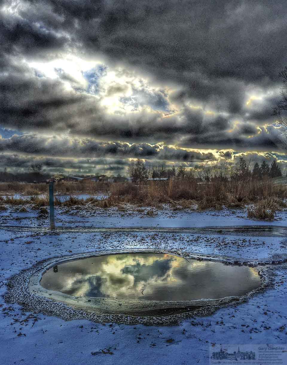 Afternoon clouds over Highlands wetlands