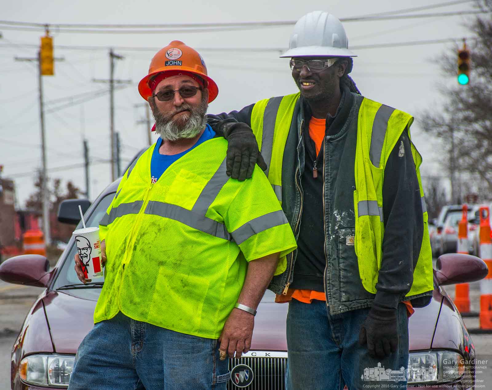 Road crew levity