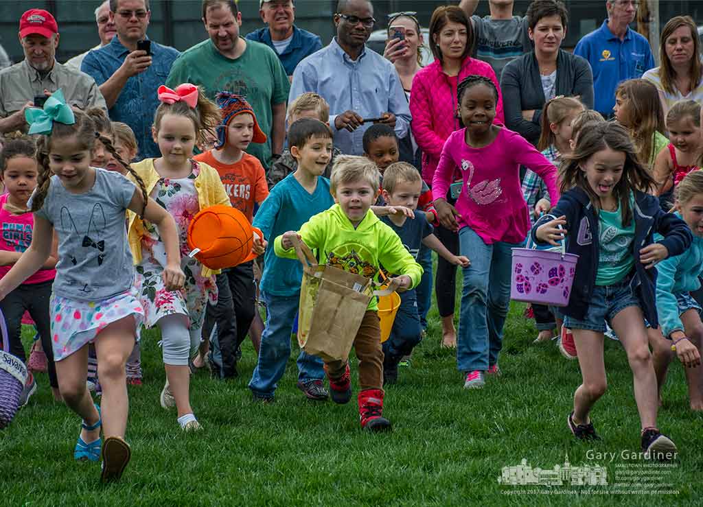 Egg Hunt starting line