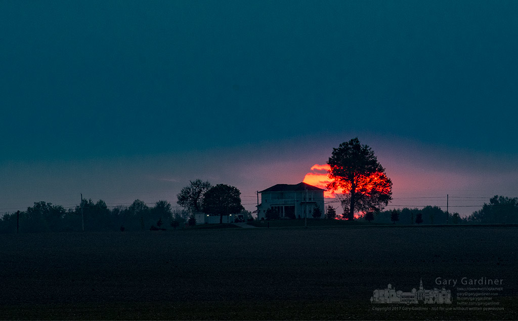 Mothers Day farmland sunset