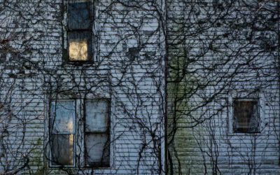 There’s a light in the farmhouse window