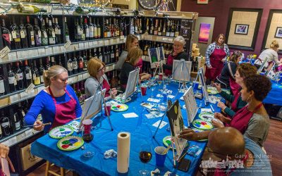 Combining art and Rosé