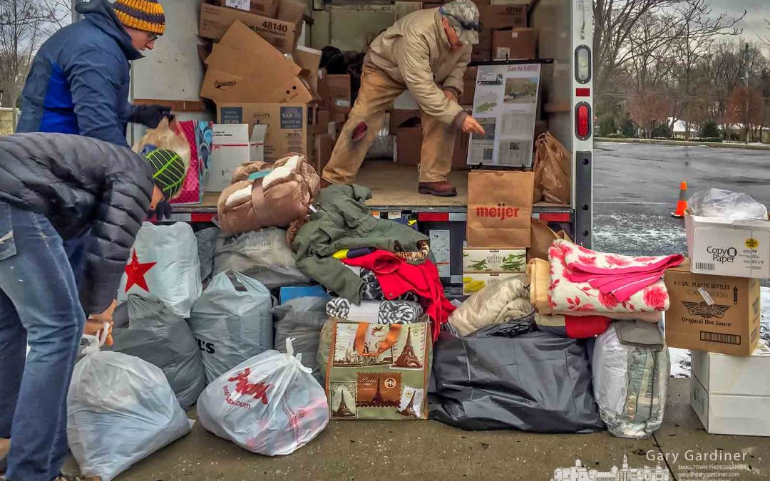 Collecting winter needs