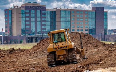 Office Building Dirt Pile