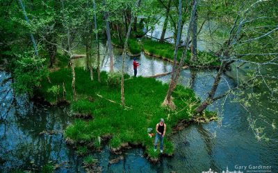 Fishing on the freshwater isthmus