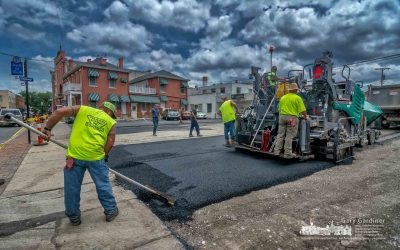 Uptown Parking Paving Project Continues