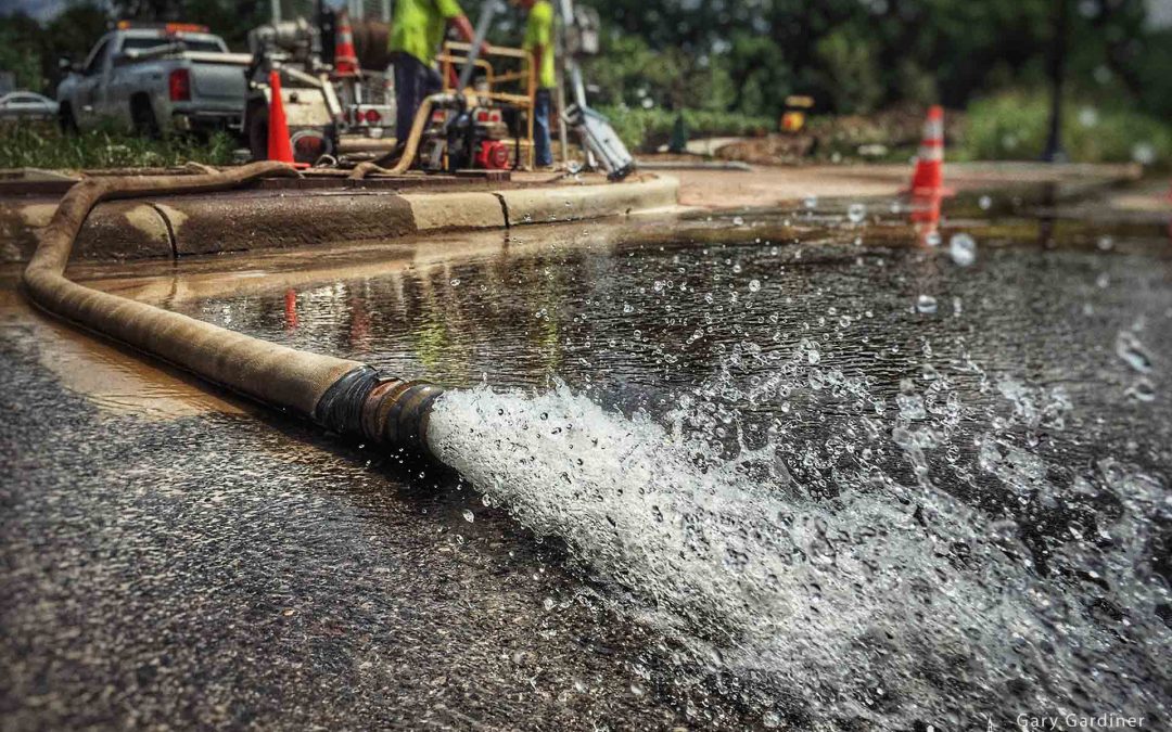 First, Pump Out The Manhole