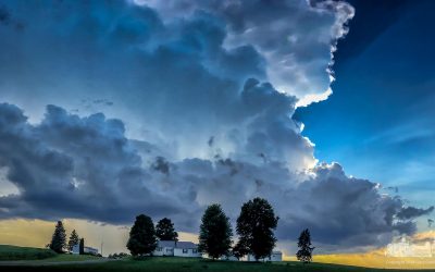 Summer Storm Over The Farmland