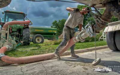 Water Plant Lime Helps Feed Hay Field