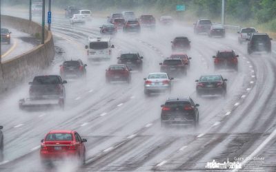 Traveling In The Afternoon Rain