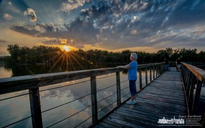 Hoover Boardwalk Sunset