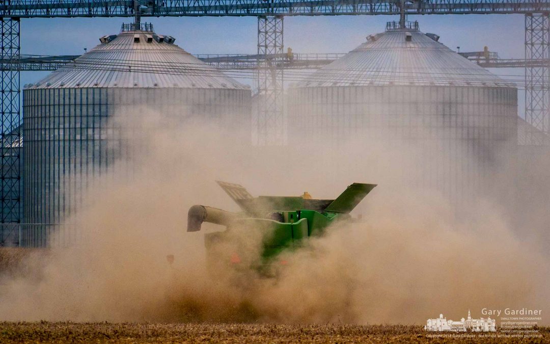 Soybean Harvest Dust