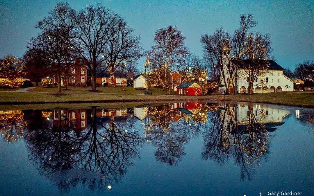 Christmas Eve Moonset