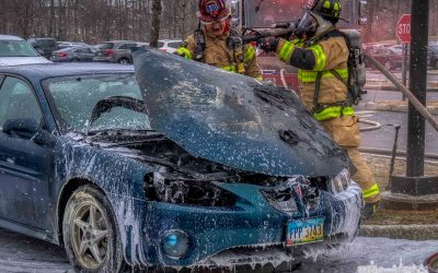 Car Fire Extinguished
