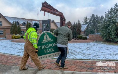 First Responders Park Rebuild Begins