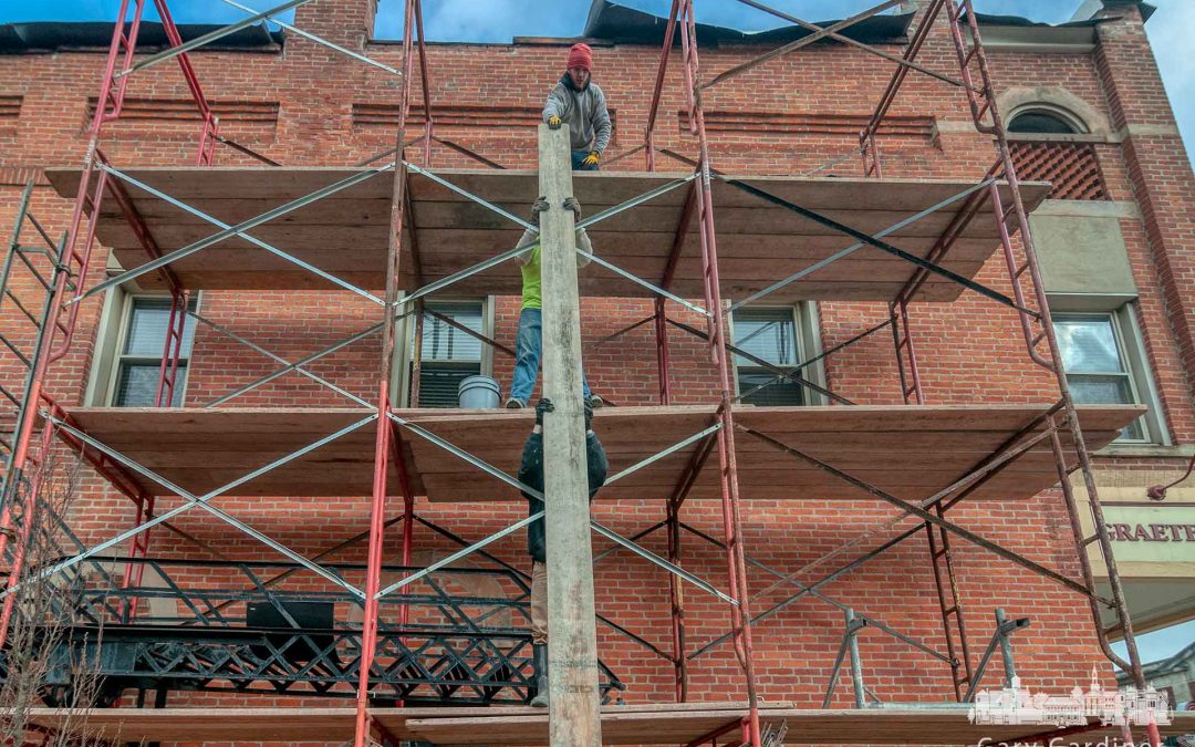Graeter’s Scaffolding Gets Gone
