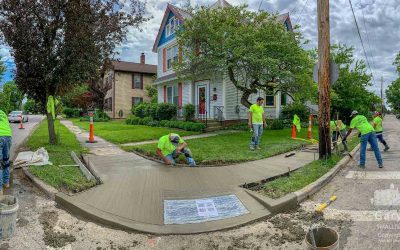 Corner Concrete Work