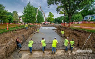 Spring Road Holding Pond Slab