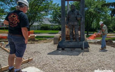 Firefighter Memorial Statue Returned To Park