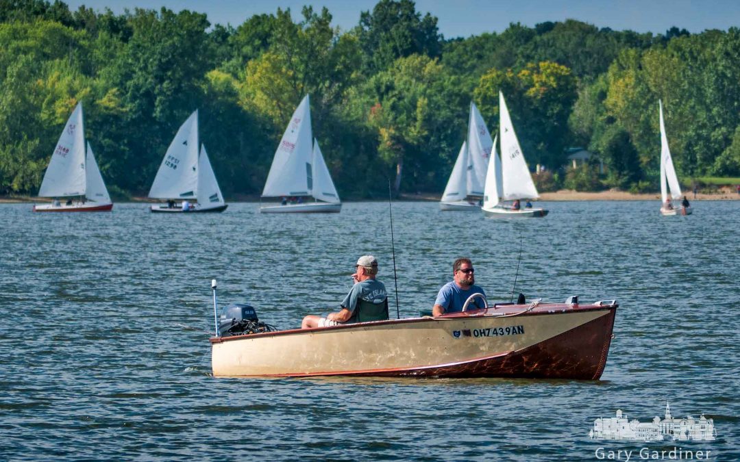 Fishing And Sailing On A September Day