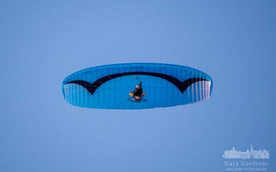 Parasailing over Westerville