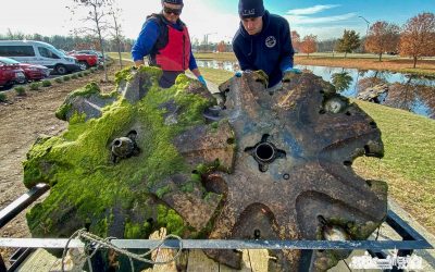 Fountain Headed For Winter Cleaning