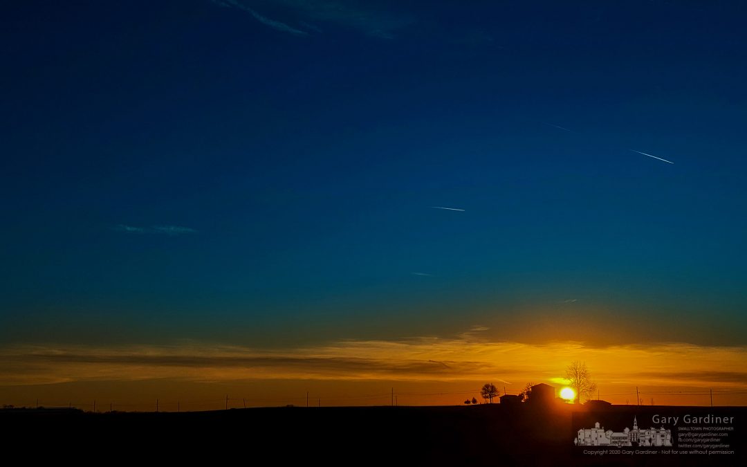 Warm Winter Sunset