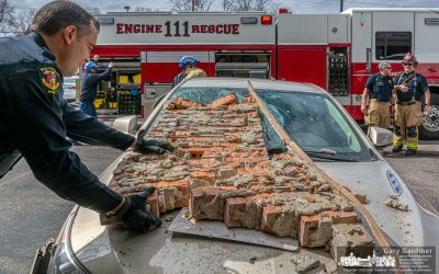 Police Work On The Bricks