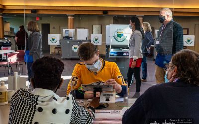Social Distance Voting Signature