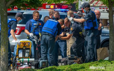Stabbing Victim Treated