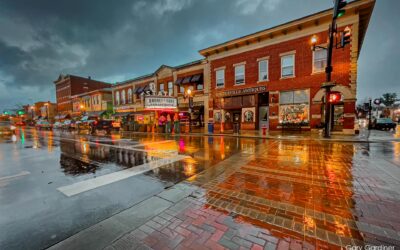 Uptown Rainy Evening