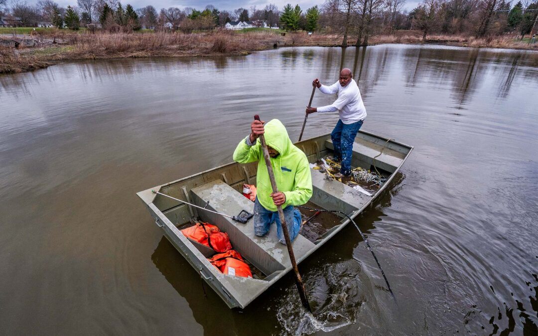 Boating In the Wetland