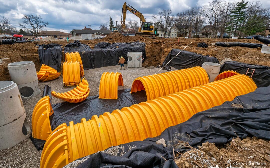 Underground Stormwater Holding Pond