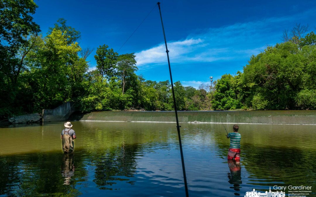 Angling Below The Dam