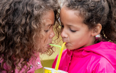 Straw-Sipping Sisters