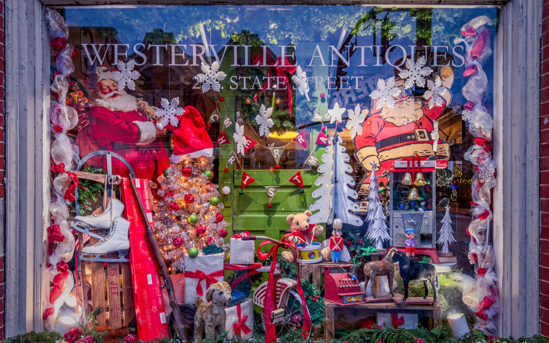 Thanksgiving To Christmas Window