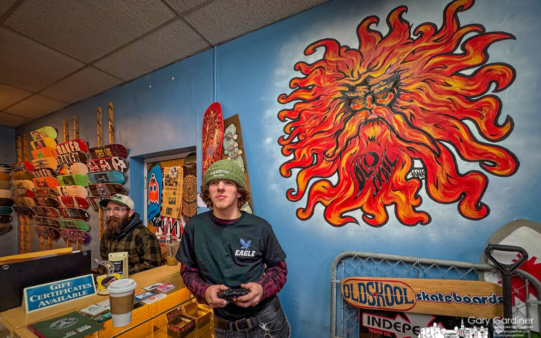 Indoor Skateboarding In Uptown