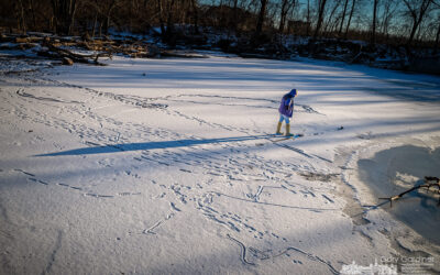 Frozen Below the Dam