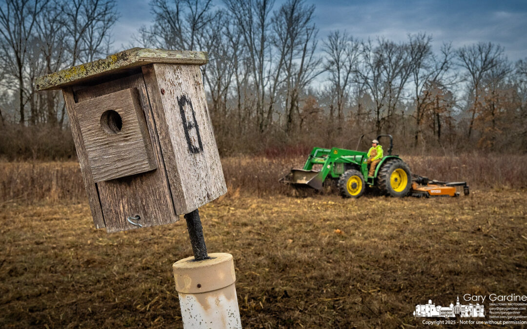 Winter Mowing At Sharon Woods