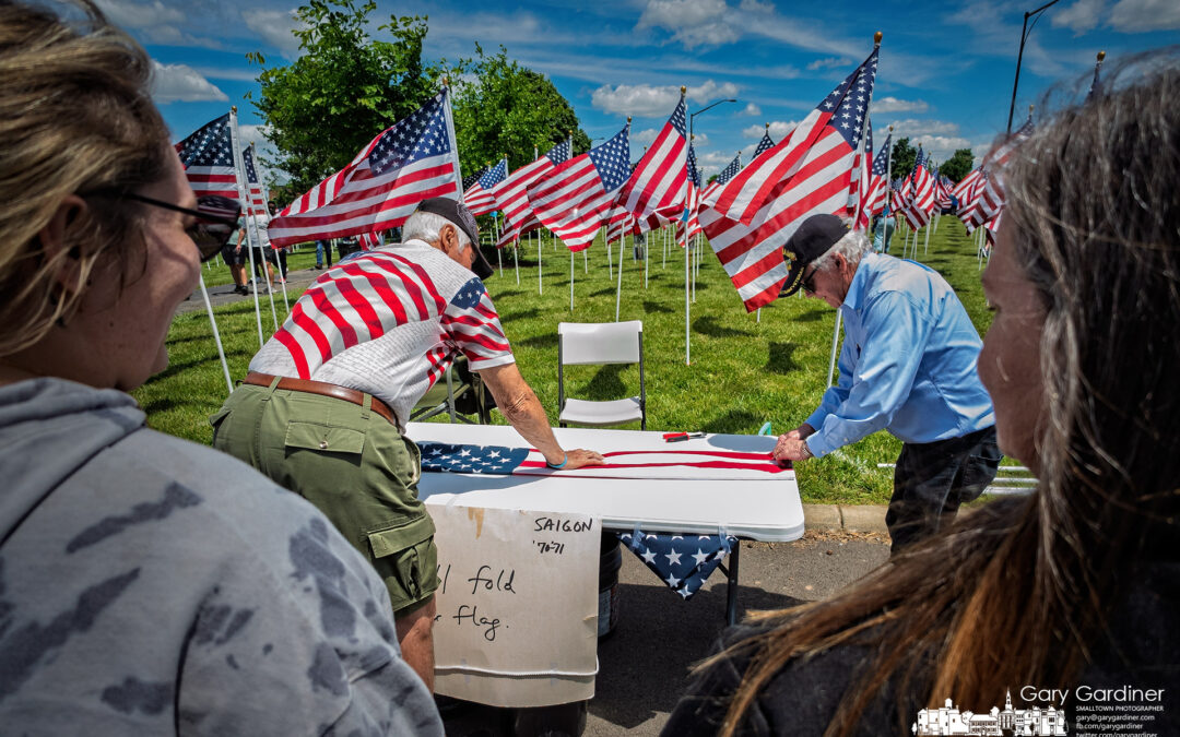 Flags Folded in Remembrance