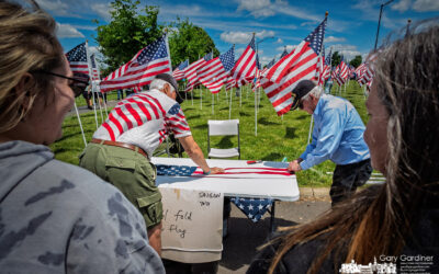 Flags Folded in Remembrance