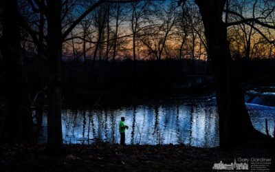 Last Casts At Sunset