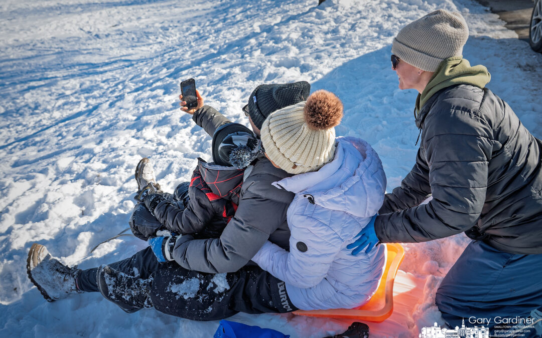 Sledding Selfie