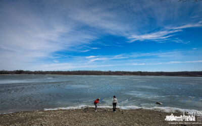 Rocks On A Frozen Lake
