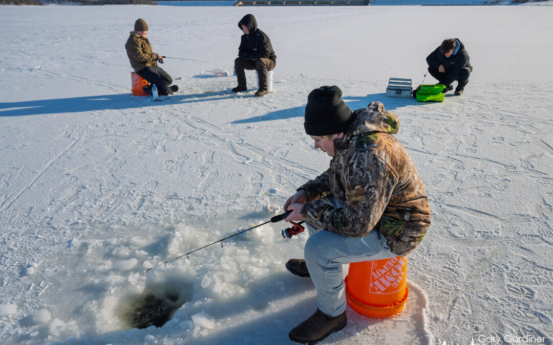 February Fishing On Ice
