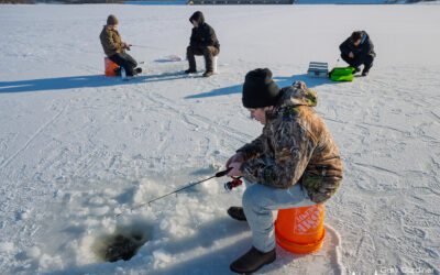 February Fishing On Ice