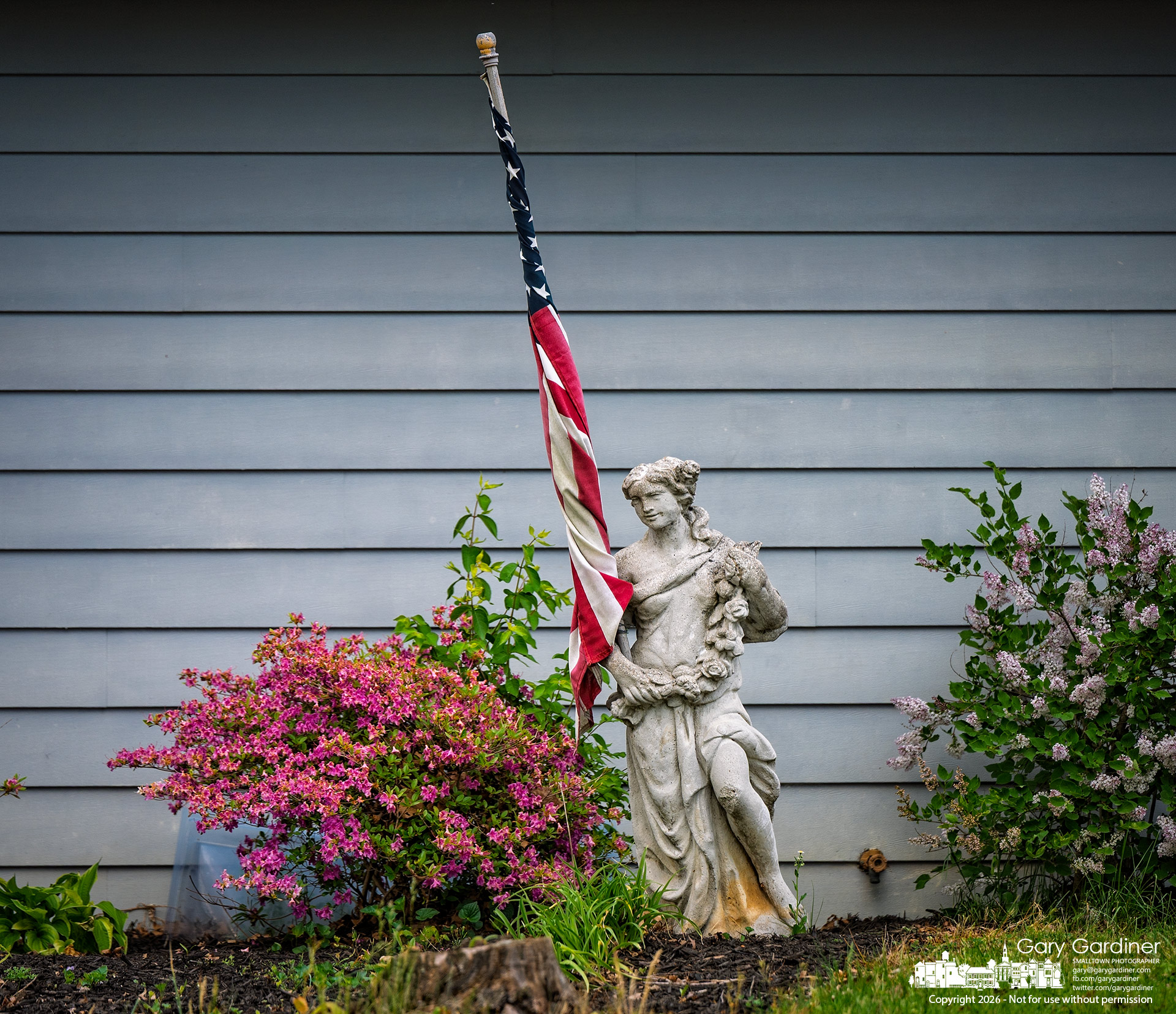 Number 7 of 250 Westerville flags for 2026. (My Final Photo for April 24, 2026)