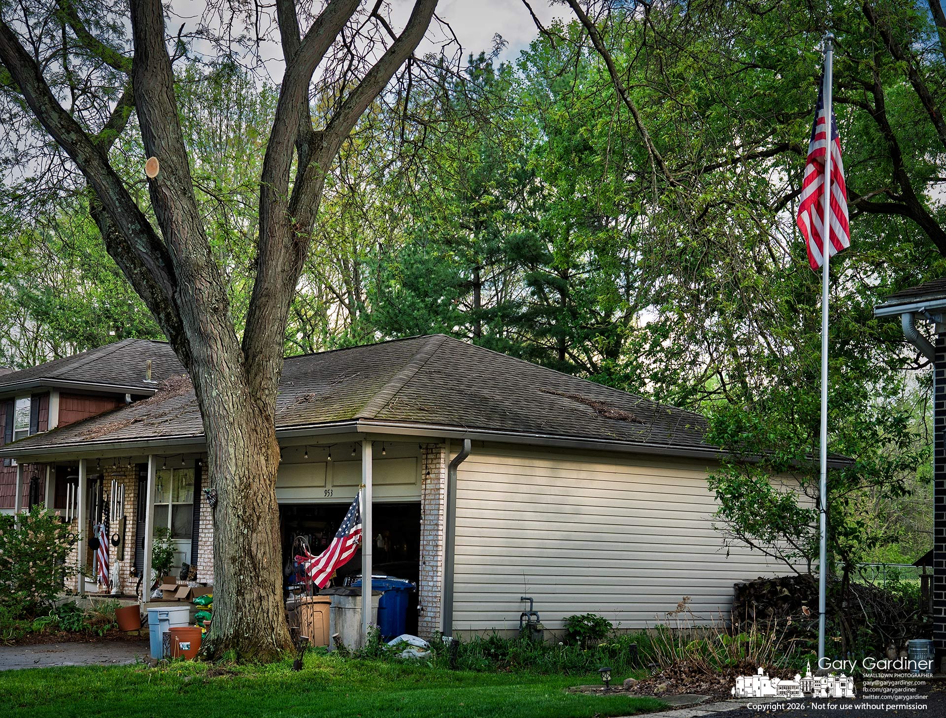 Numbers 4, 5, and 6 of 250 Westerville flags for 2026. (My Final Photo for April 23, 2026)